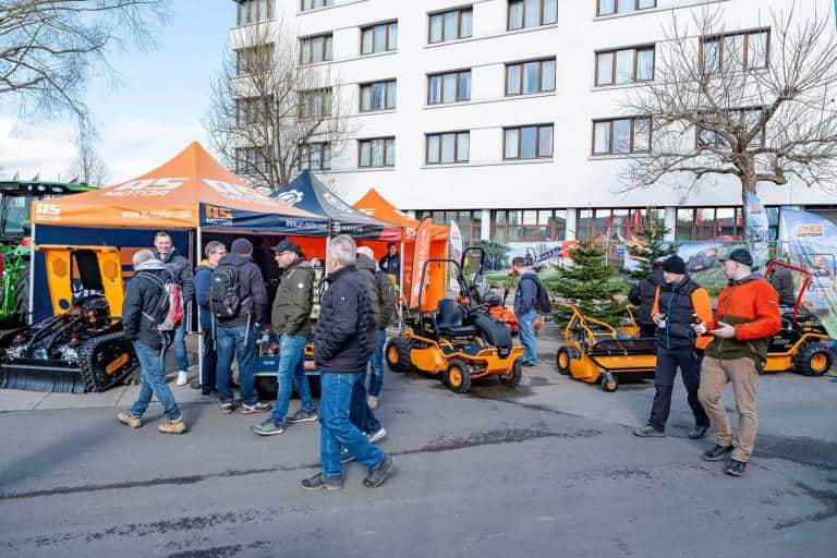 AriensCo with the brands Ariens and AS-Motor at their booth at this years fair: ForstLIve in Offenburg. Presenting their new products to visitors.
